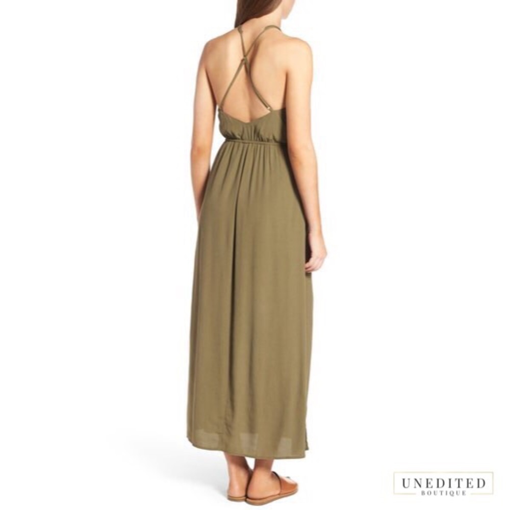 ๐ Palm Leaf Maxi Dress - Picture 2 of 6